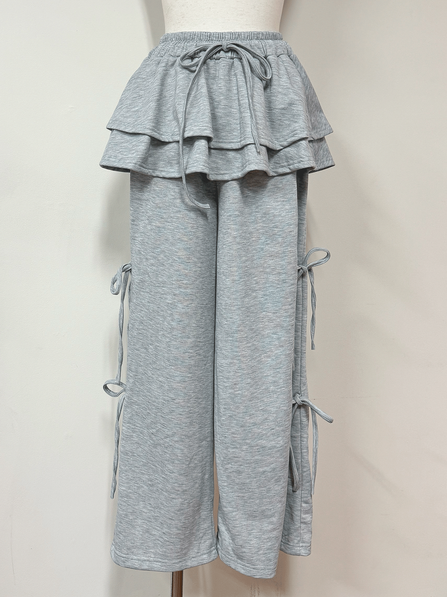 【Official限定価格】スカートレイヤー風スエットパンツ