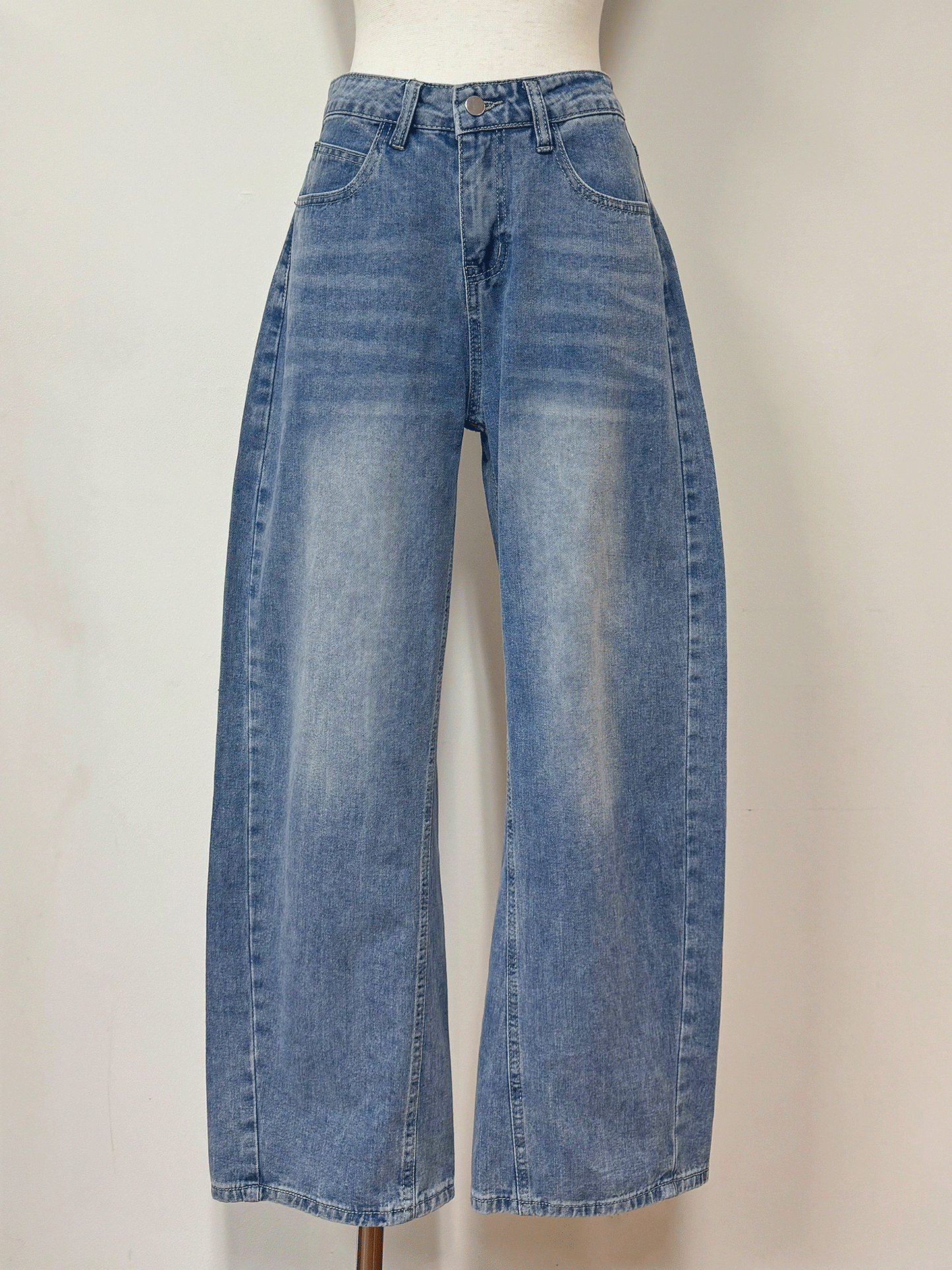 【Official限定価格】バッグラインストーンデニムパンツ