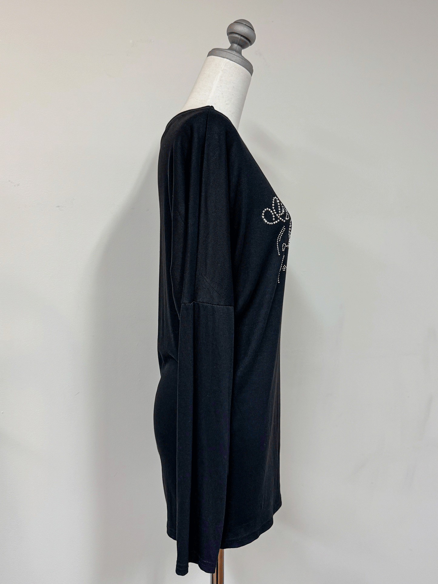 【Official限定価格】ラインストーンワンショルビッグT