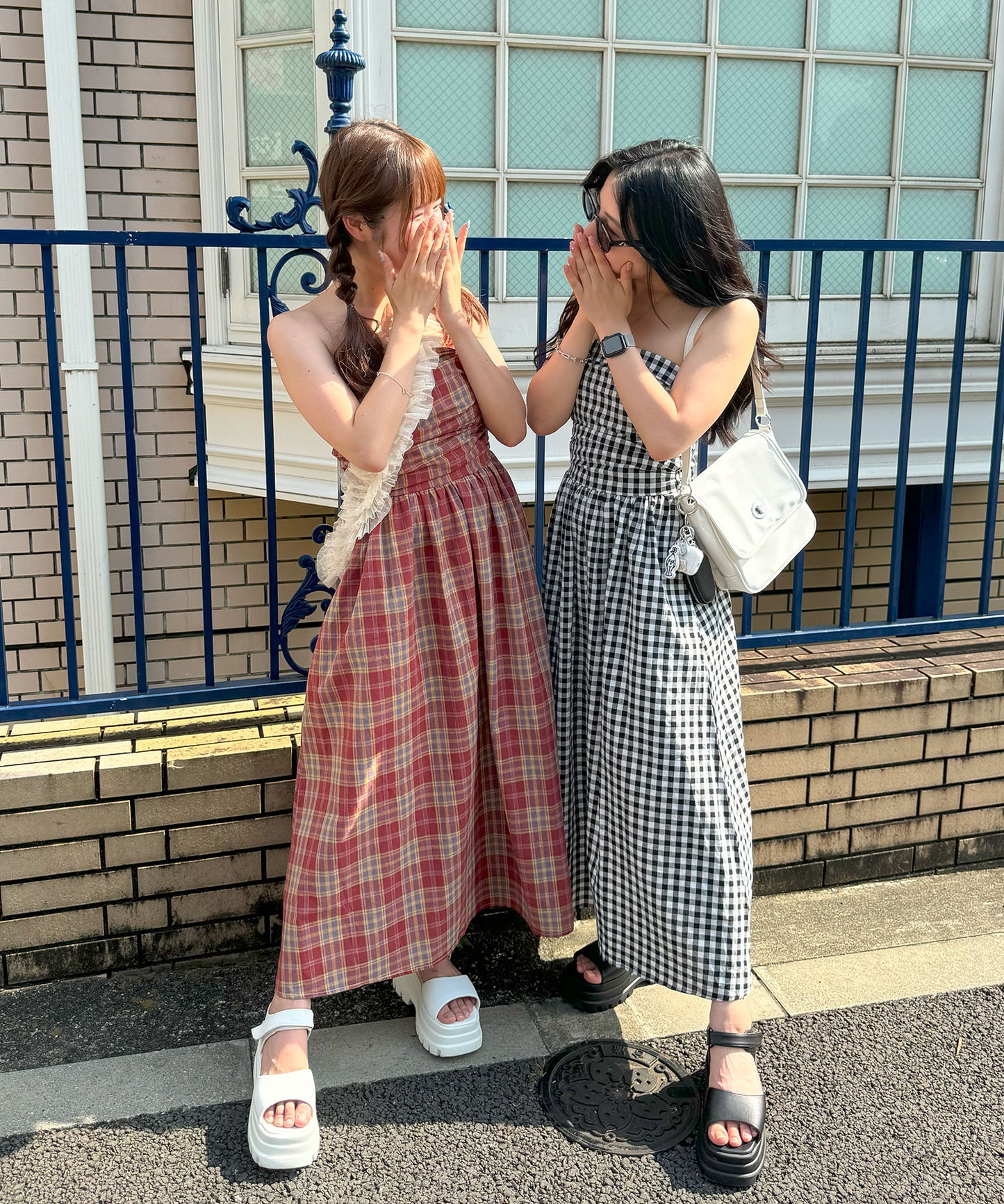 【Official限定販売】ベアチェックワンピース