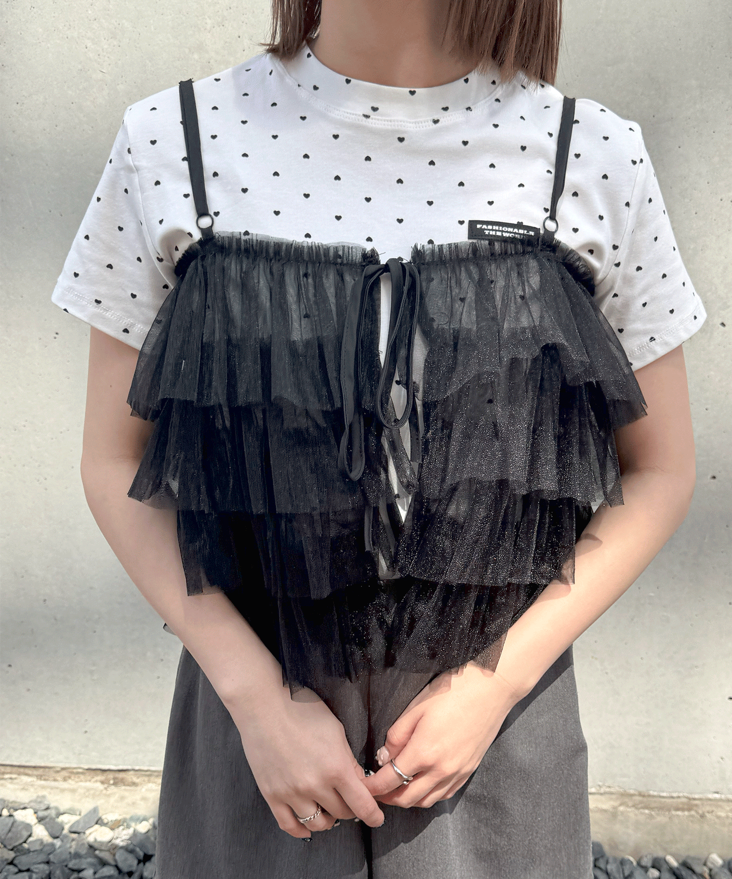 【Official限定価格】チュールビスチェ