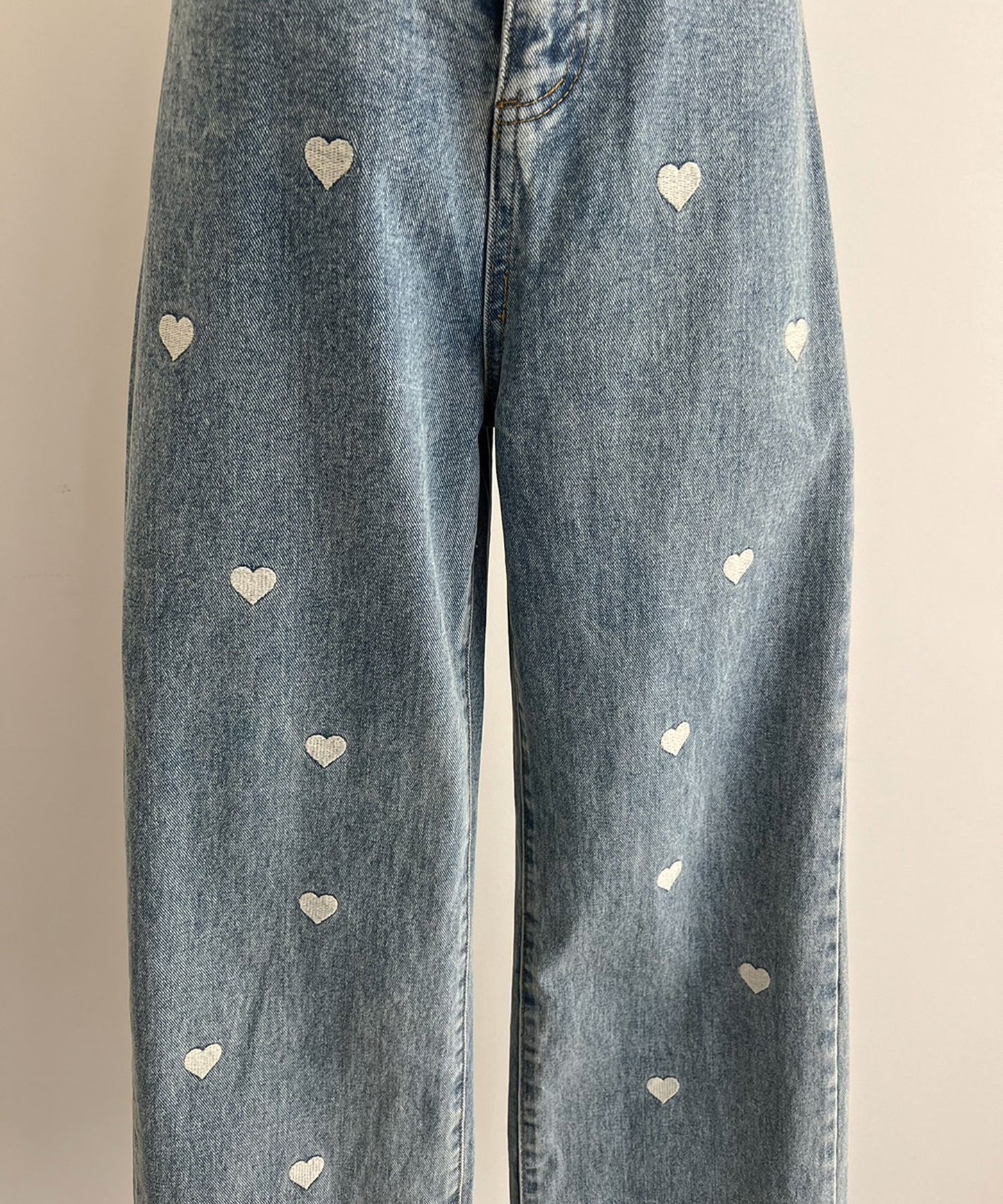 【Official限定販売】ハート刺繡デニムパンツ