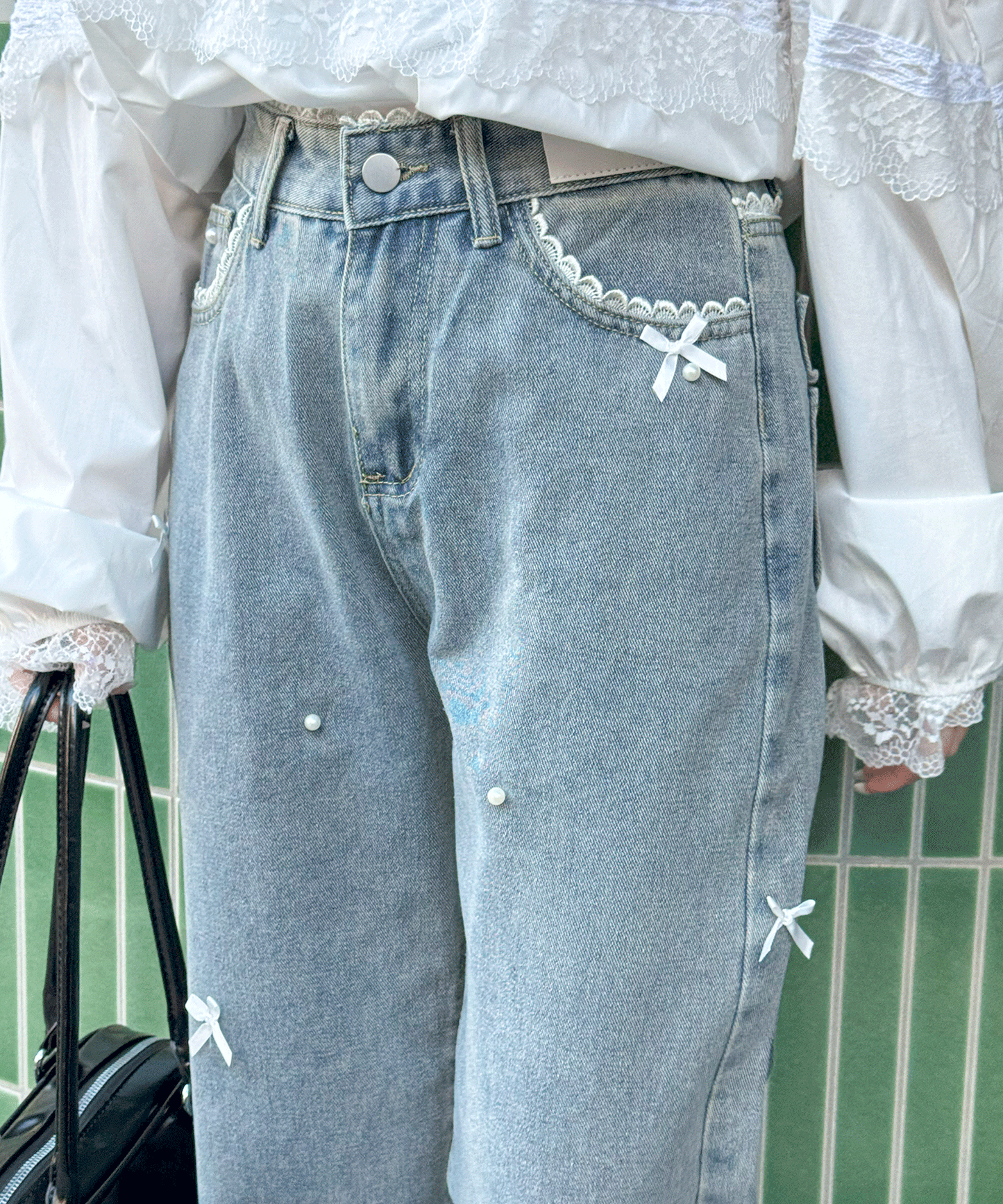 【Official限定価格】ガーリーデニムパンツ
