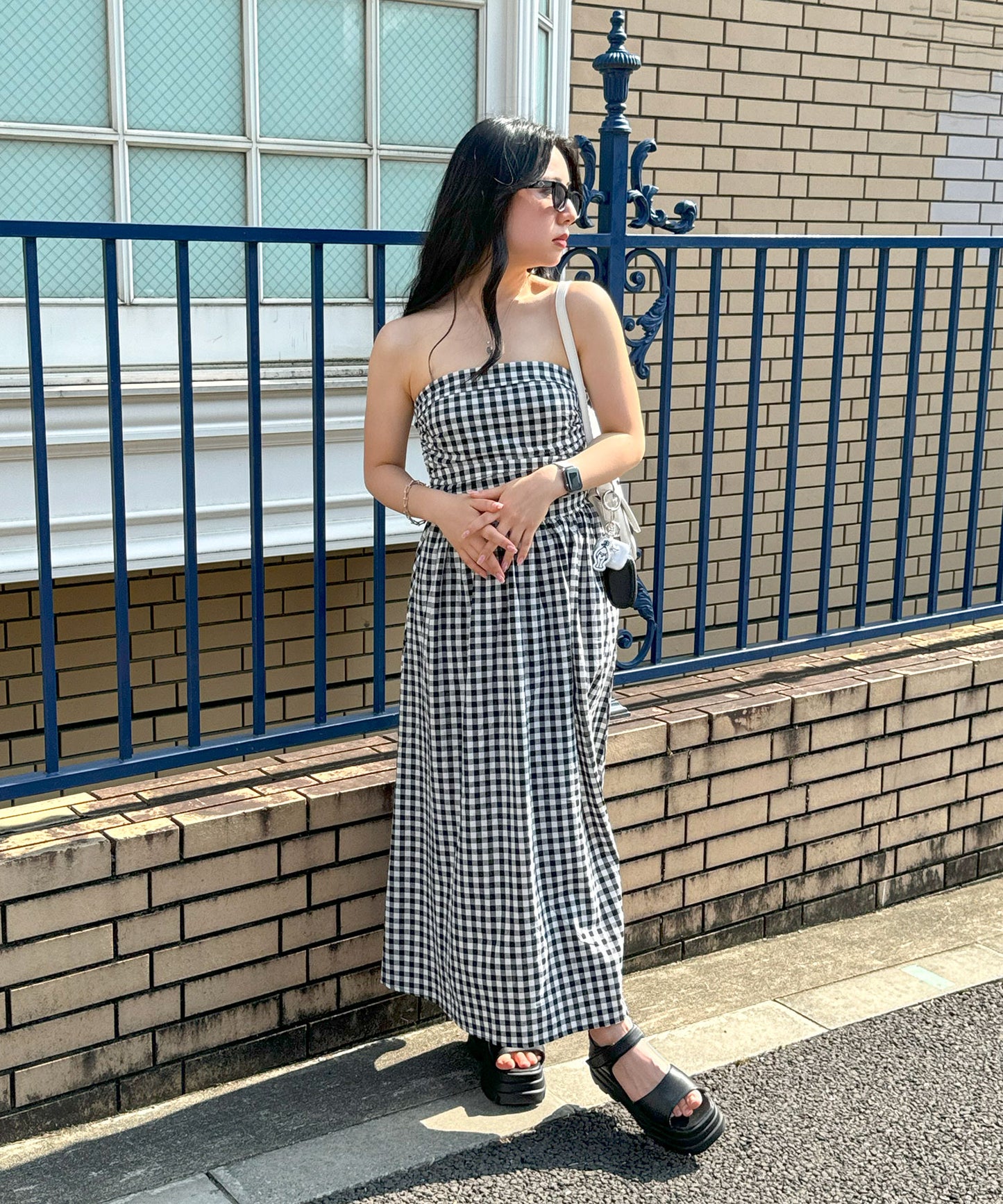 【Official限定販売】ベアチェックワンピース