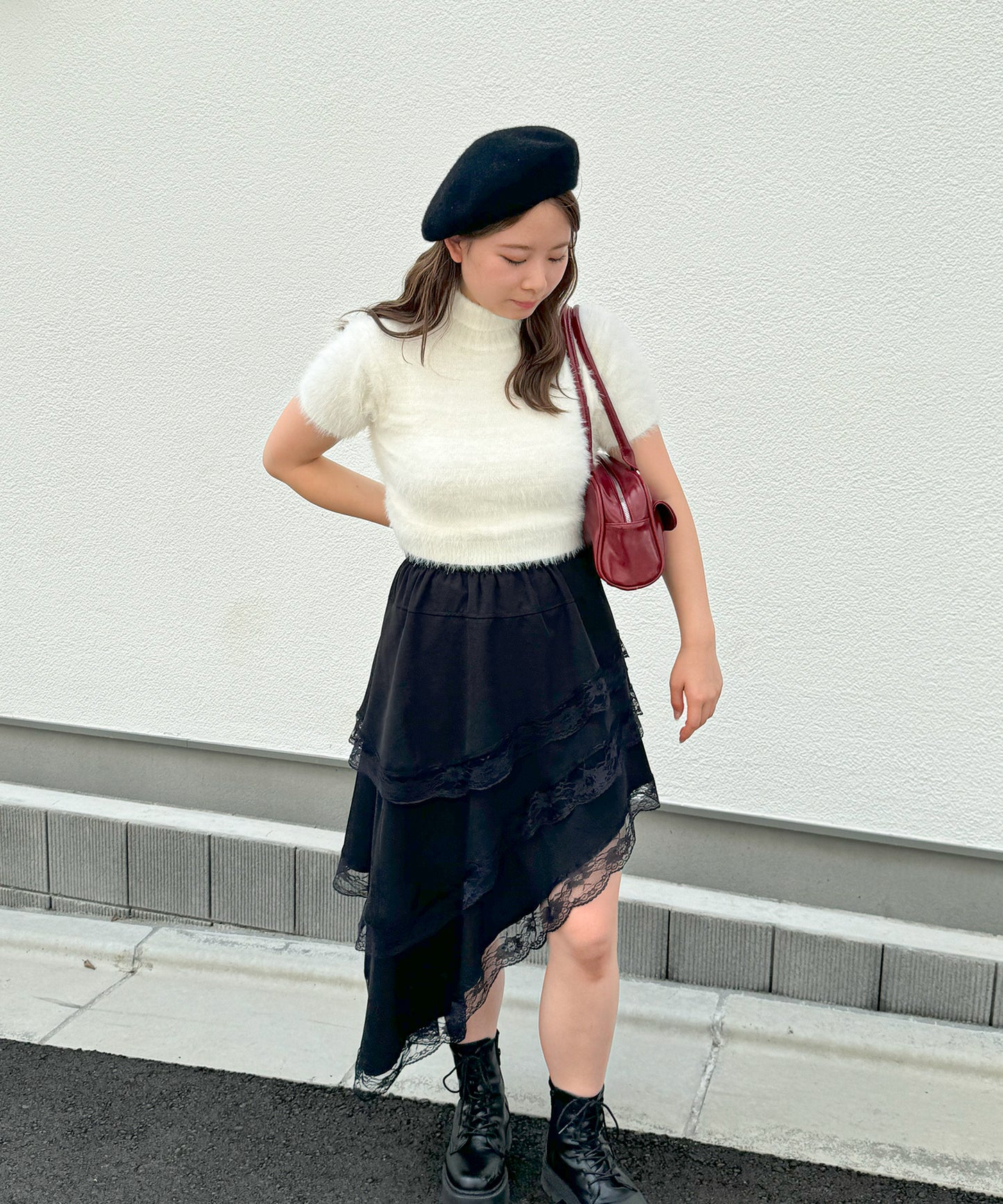 アシンメトリースカート