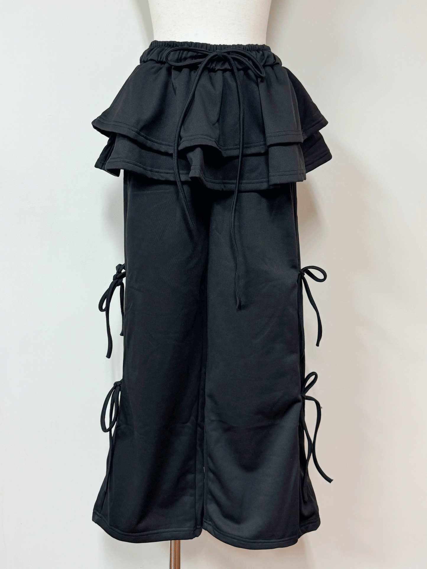 【Official限定価格】スカートレイヤー風スエットパンツ