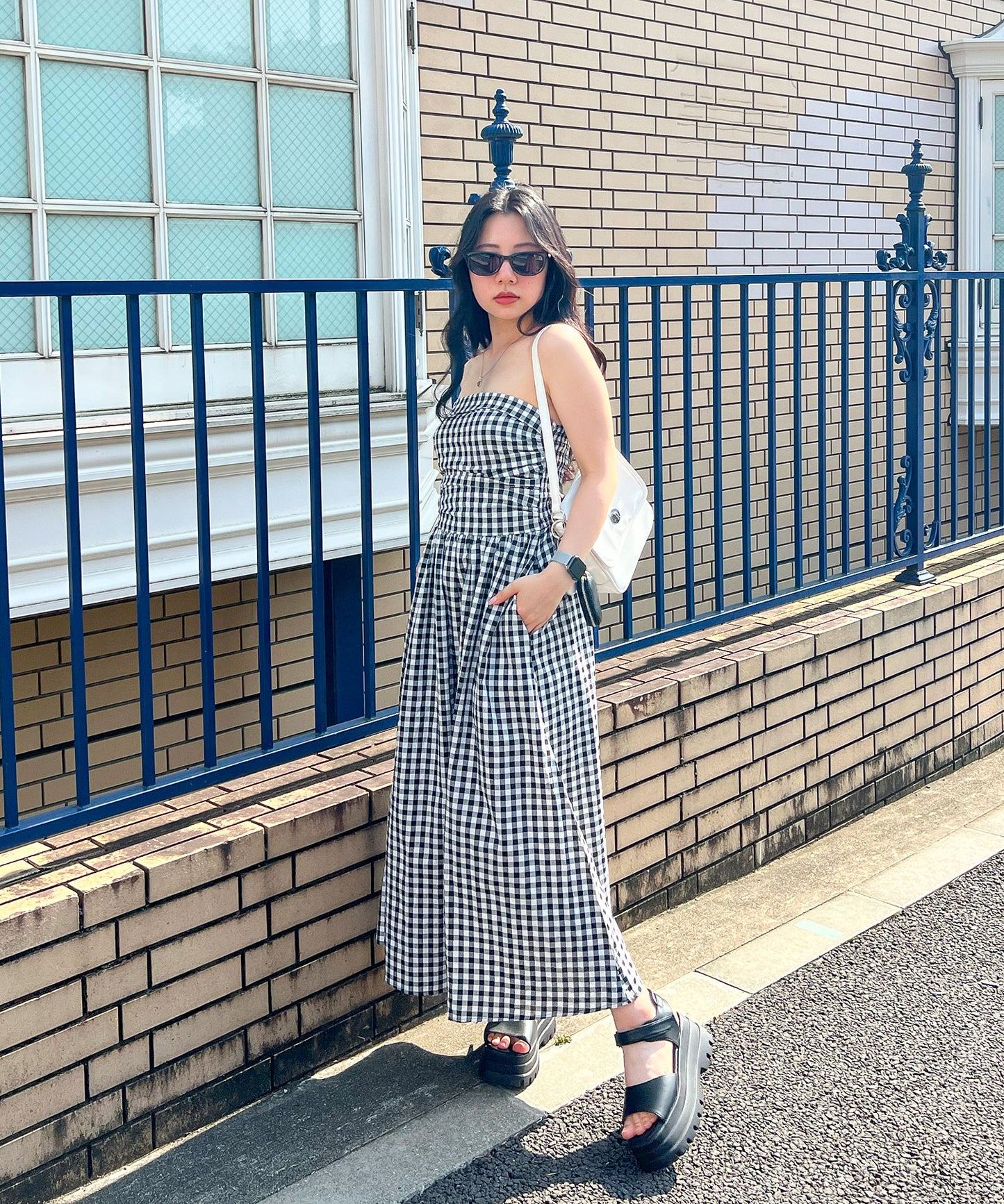 【Official限定販売】ベアチェックワンピース