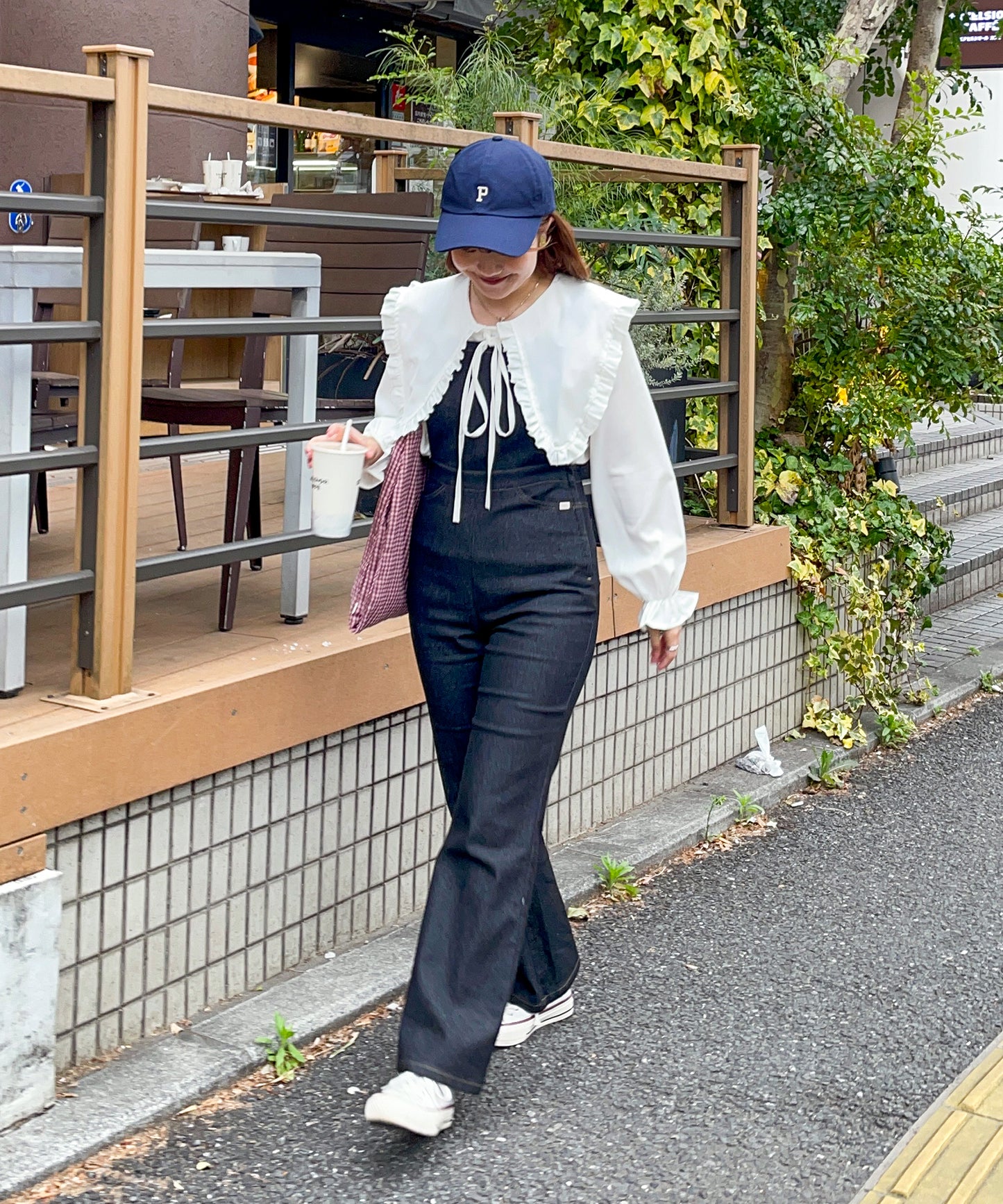 ビッグカラーリボンブラウス