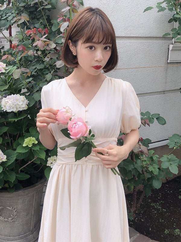 半袖シワンピースフォン