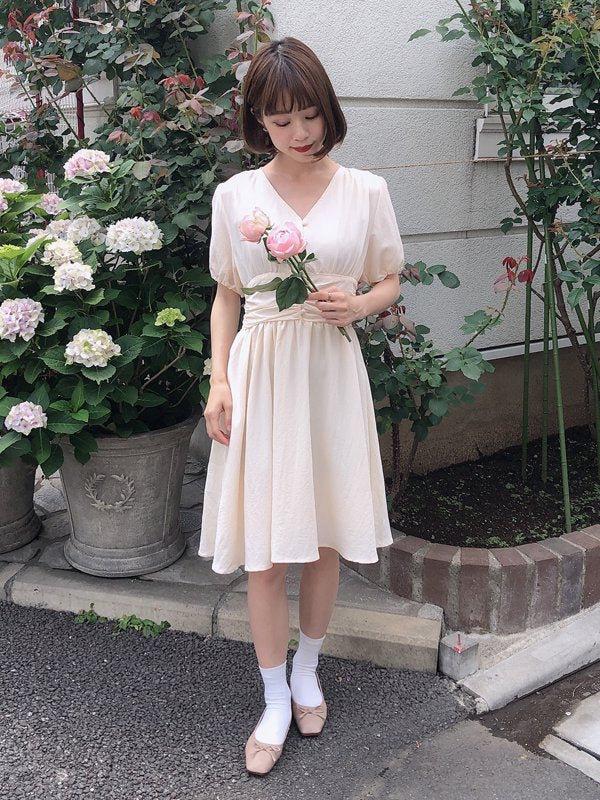 半袖シワンピースフォン