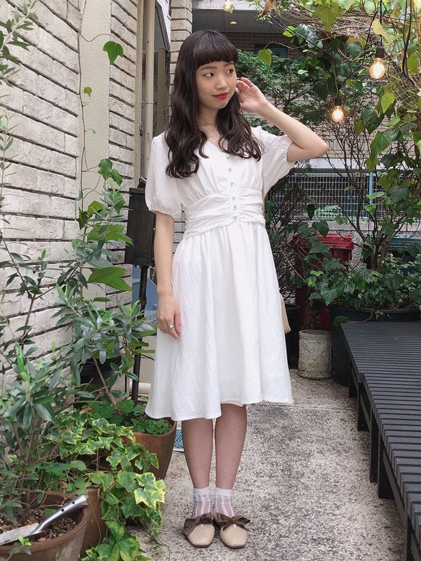 半袖シワンピースフォン