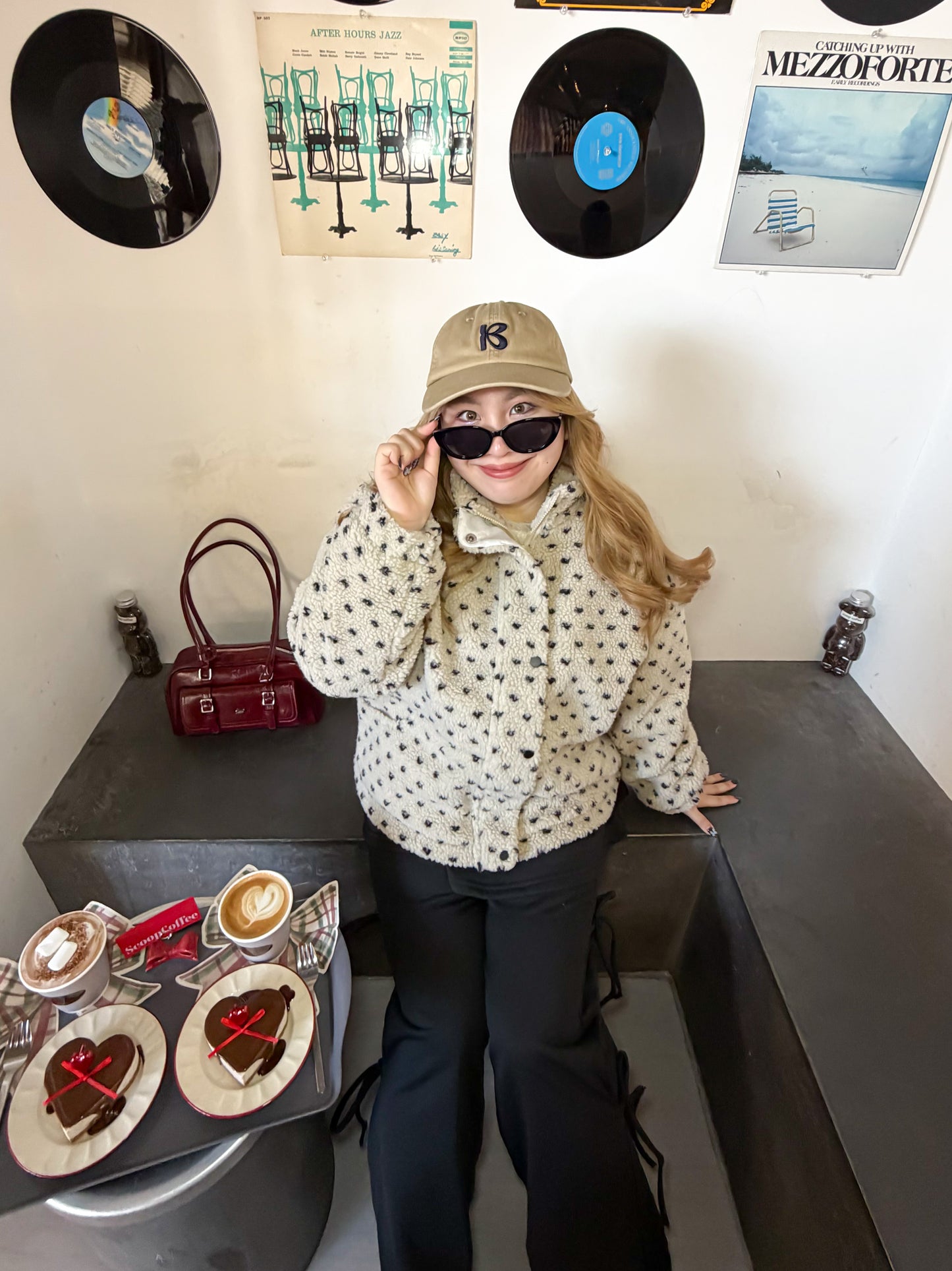 ハートドットボアブルゾン