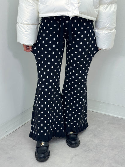 ドットニットパンツ