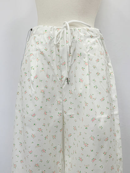 【Official限定価格】小花柄ナイロンパンツ