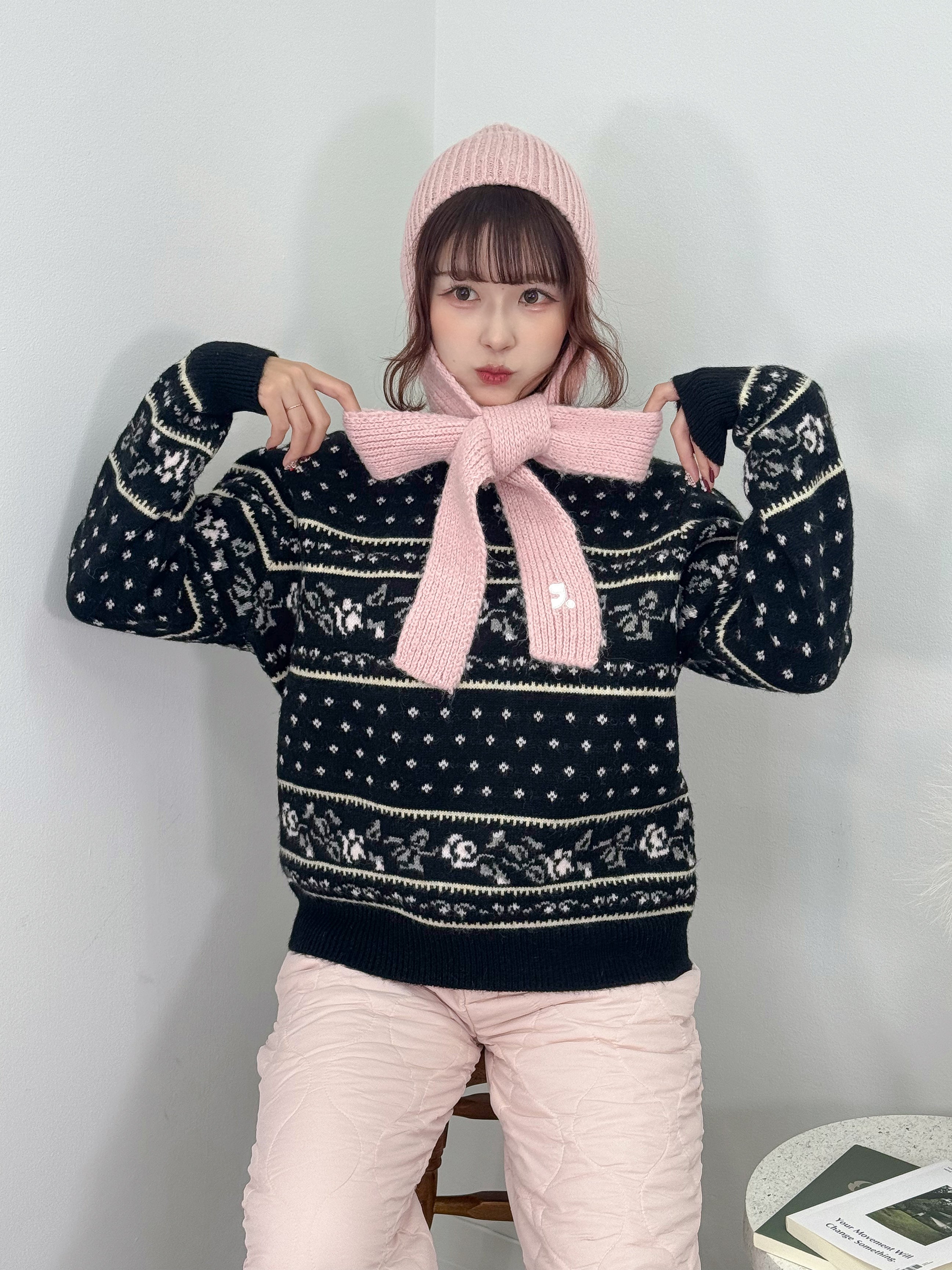 Official限定価格】ビンテージ風フラワーニット – frunco