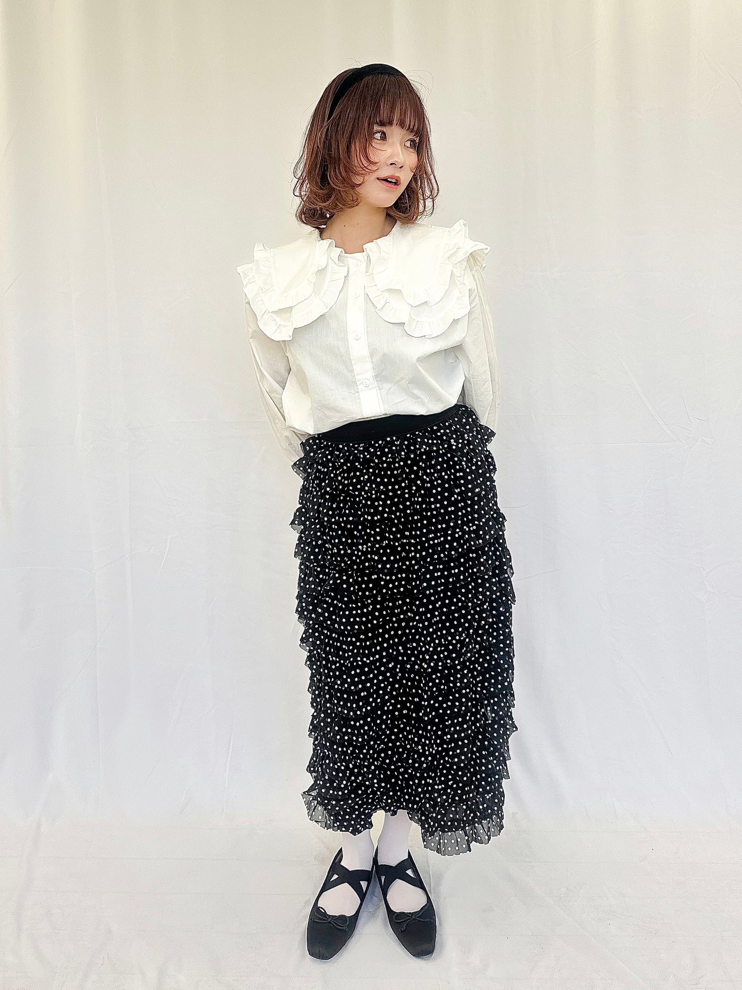 【Official限定】ダブルカラーブラウス