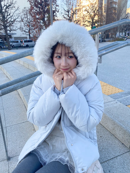 【Official限定価格】ファー付きショートパフブルゾン