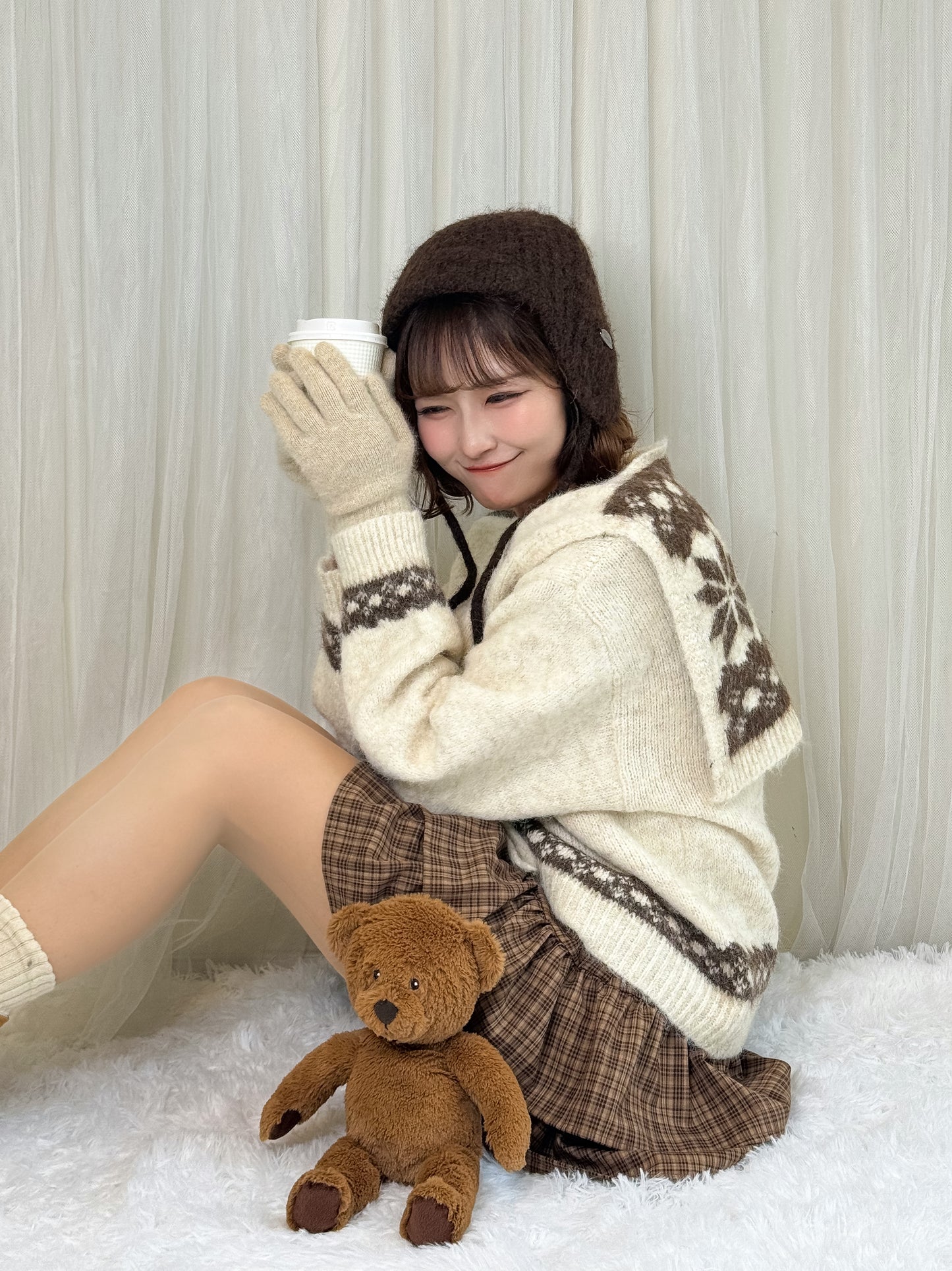 イヤーニットキャップ