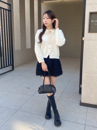 【Official限定価格】チュールミニスカート