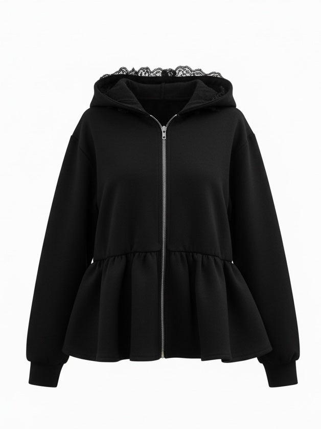 【Official限定価格】ペプラムスエットパーカー