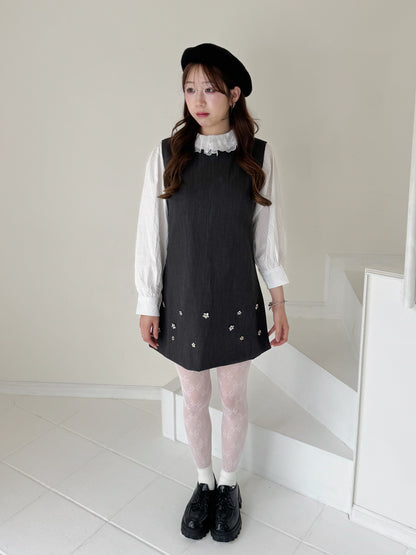 【Official限定】フラワーノースリーブワンピース