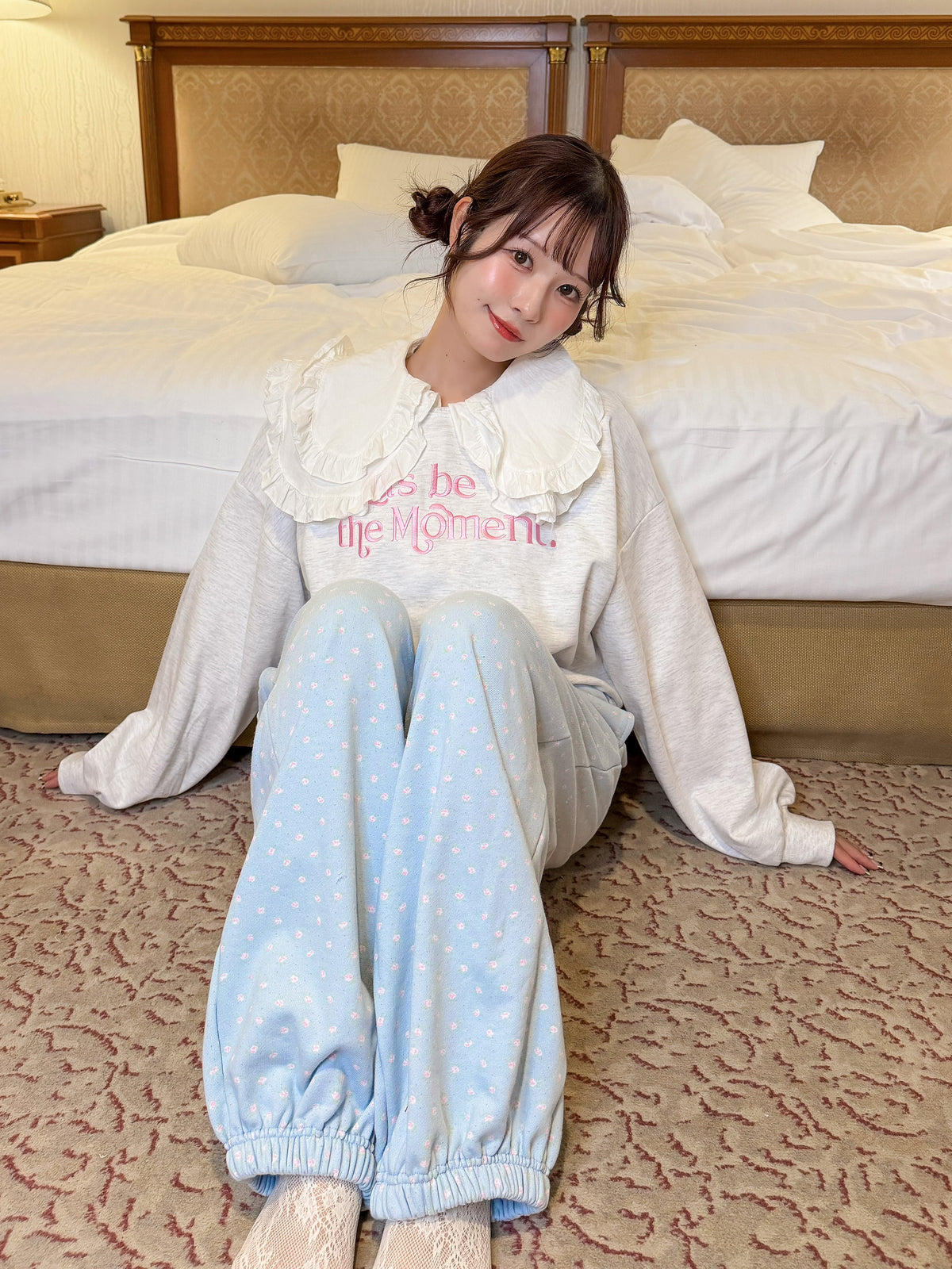 Baby Flower Sweat Pants