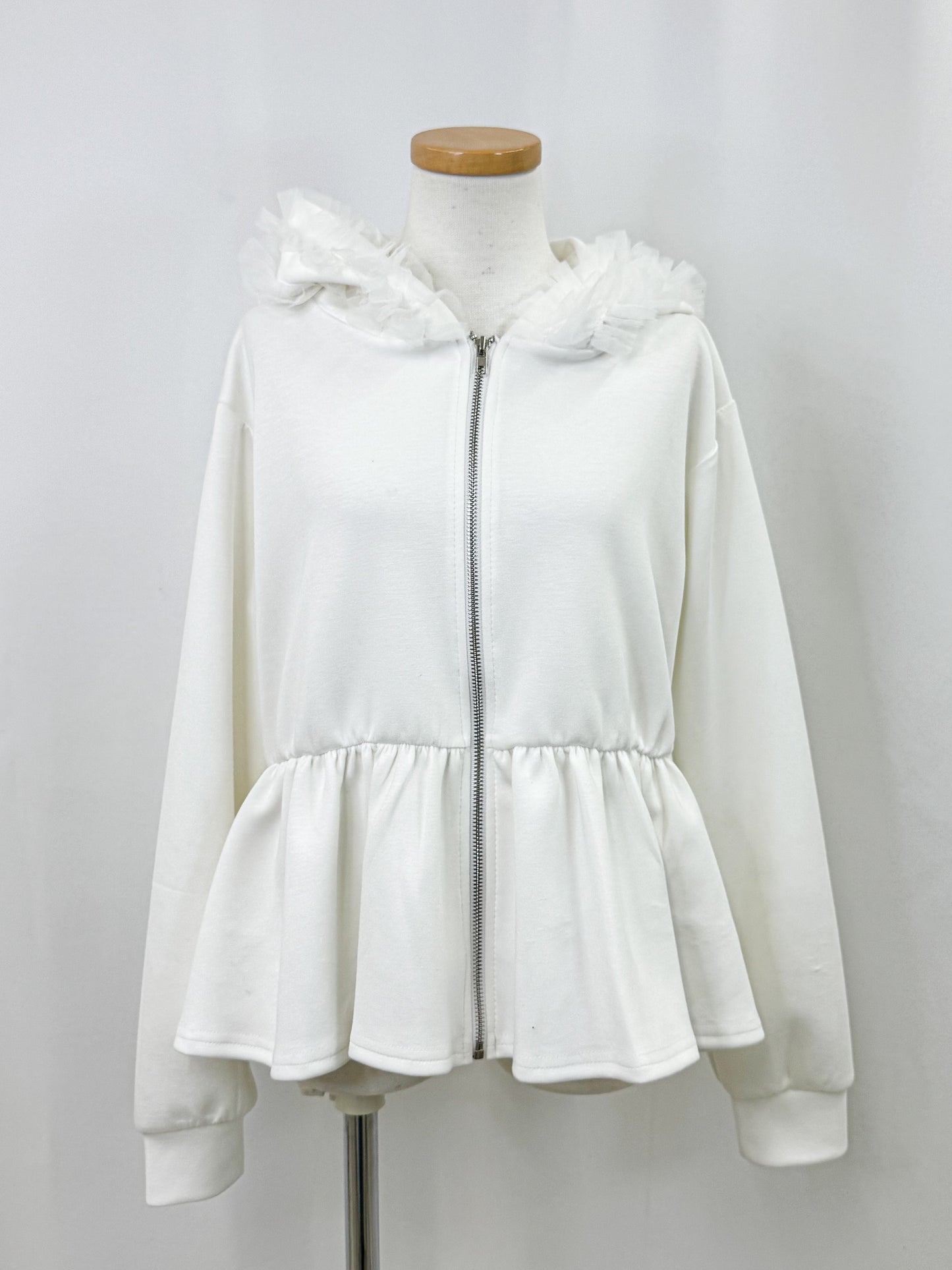 【Official限定価格】ペプラムスエットパーカー