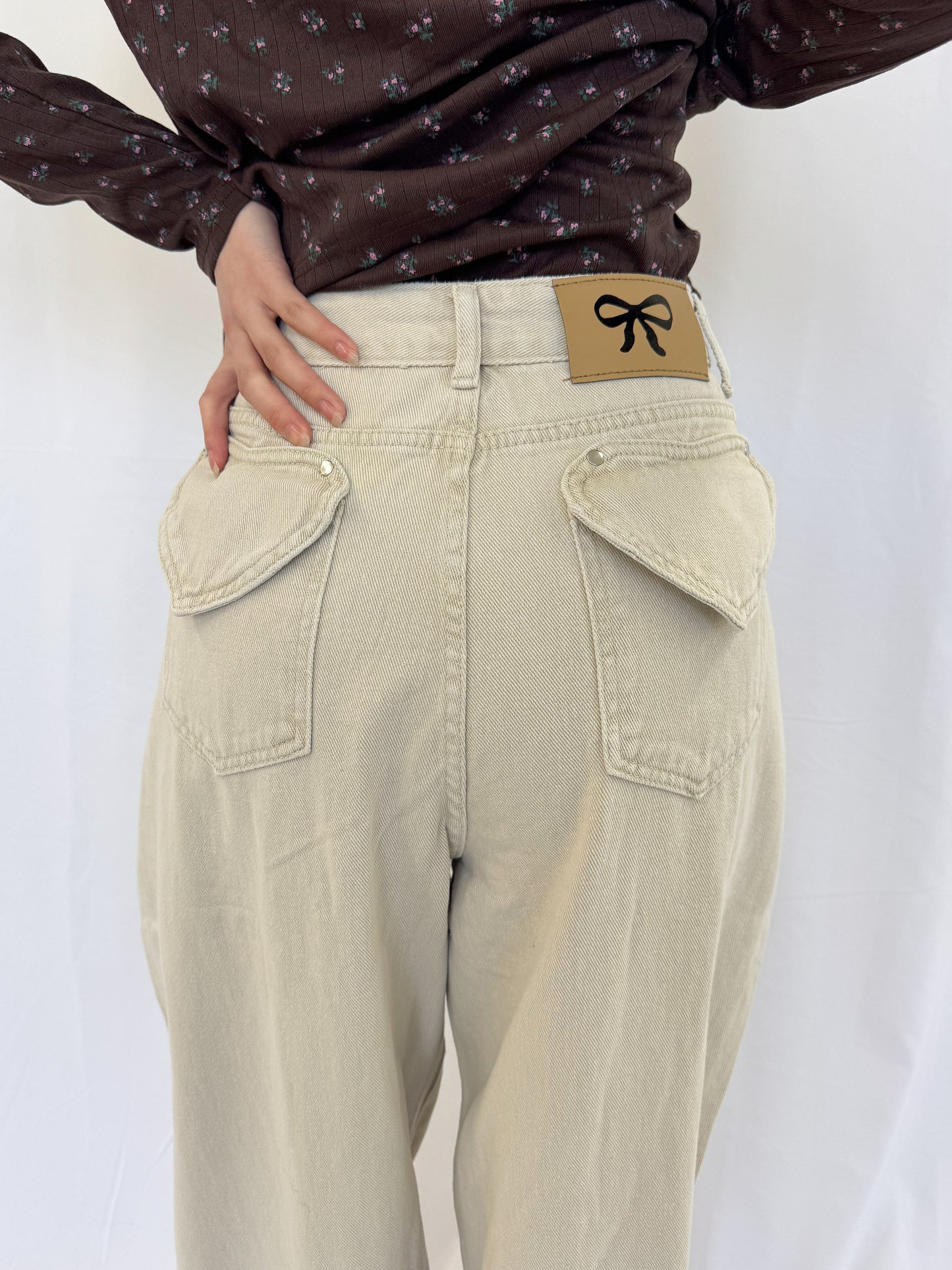 ハートポケットデニムパンツ