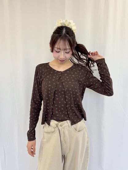 【Official限定】花柄アンサンブルカーディガン