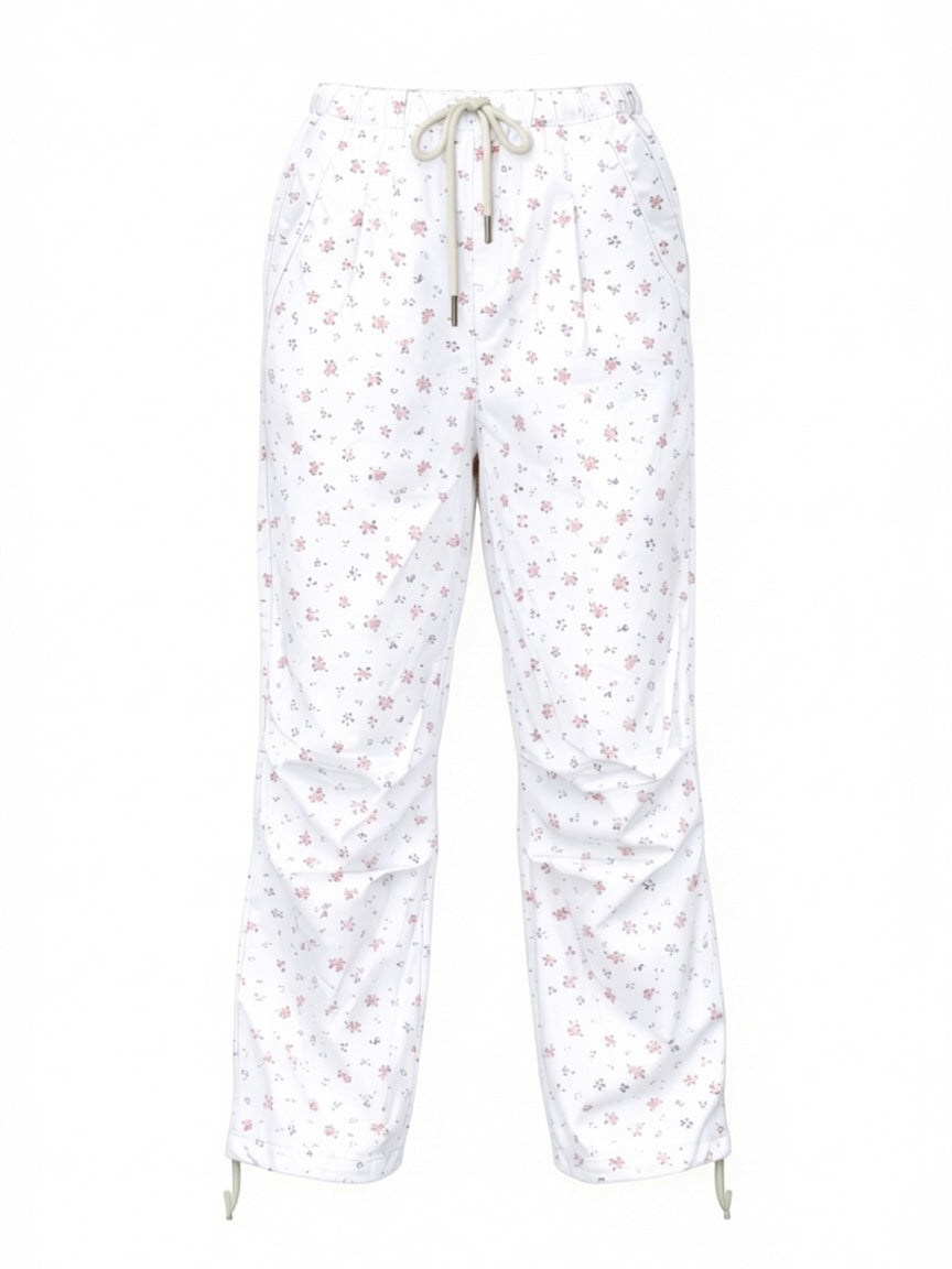 【Official限定価格】小花柄ナイロンパンツ