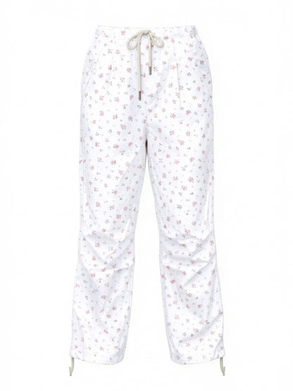 【Official限定価格】小花柄ナイロンパンツ