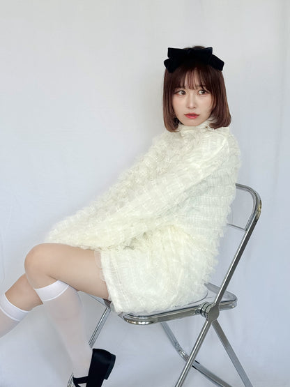 【Official限定】チュールシアートップス