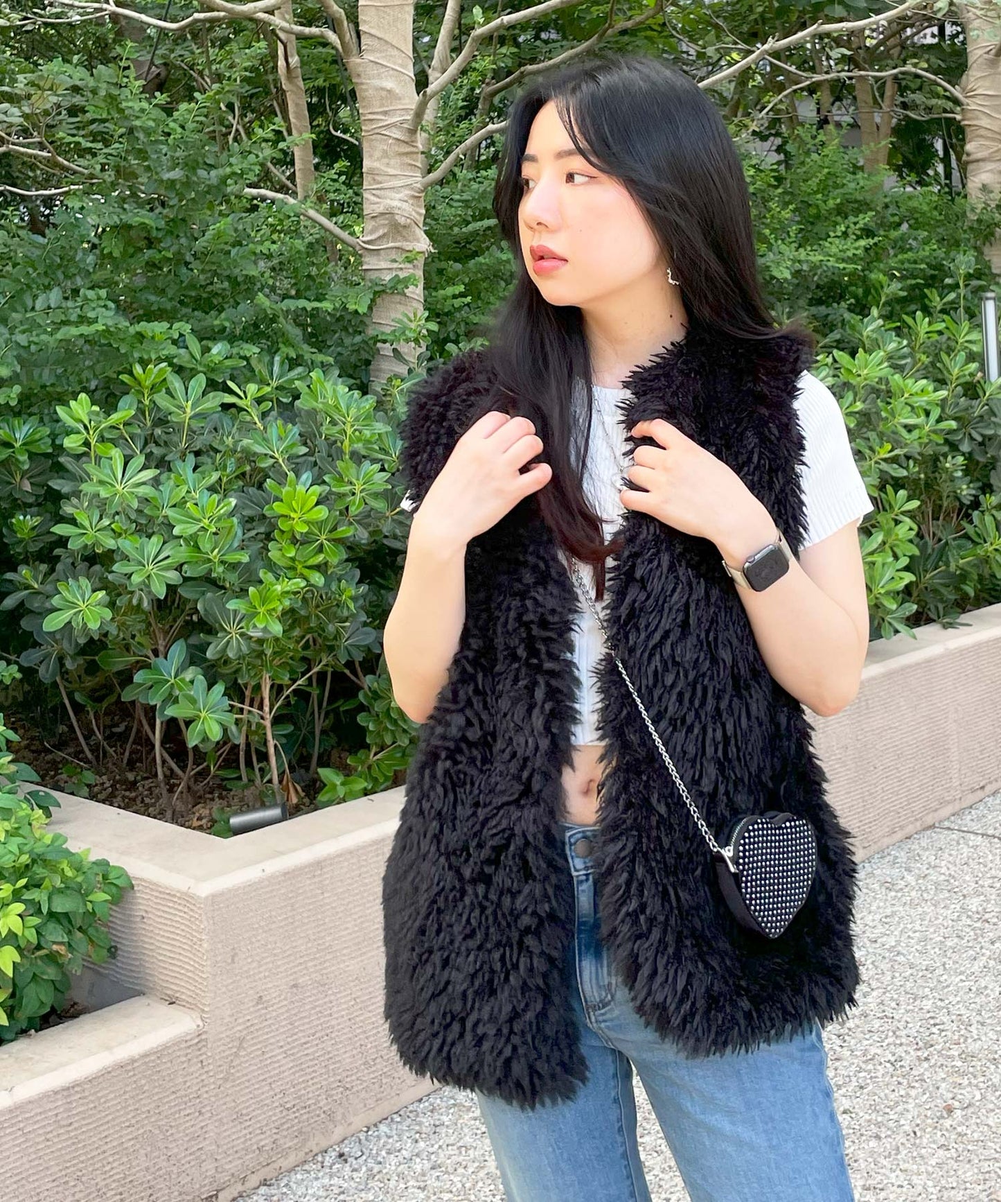 poodle fur vest