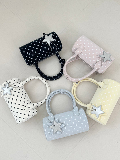 星チャーム付きドットミニBAG