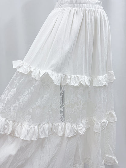 【Official限定】レースパッチワークスカート