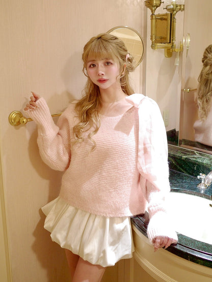 リボンドルマンニット