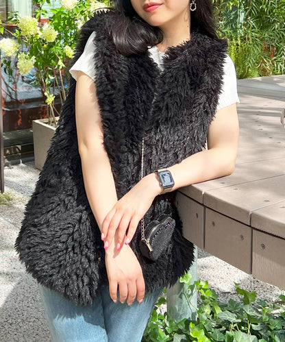 poodle fur vest