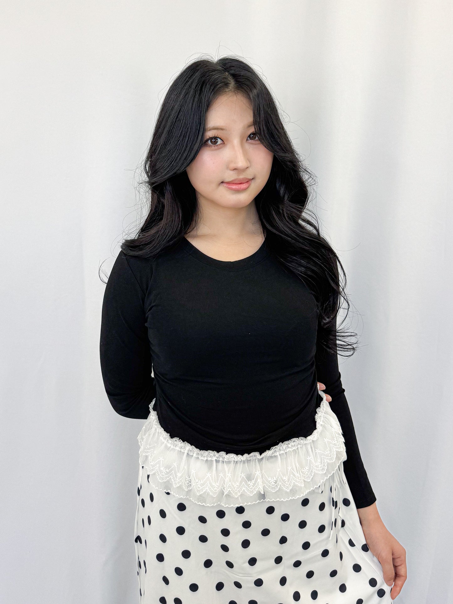 【Official限定価格】レースフリル付きロンT