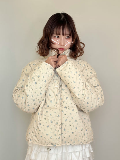 小花柄ブルゾン