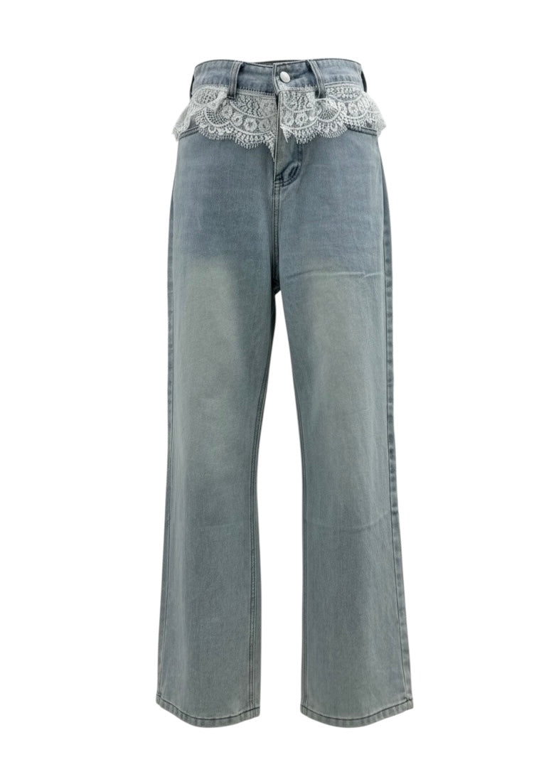 【Official限定価格】ウエストレースデニムパンツ