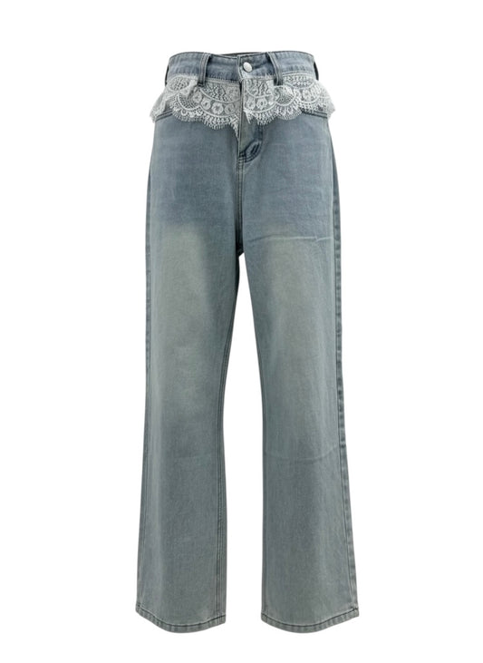 【Official限定価格】ウエストレースデニムパンツ