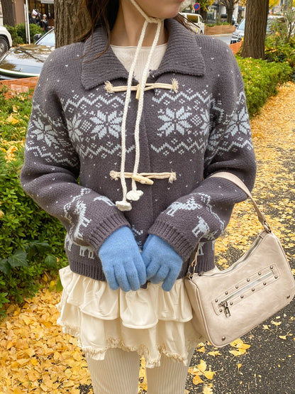 【Official限定】ノルディックジャガードカーディガン