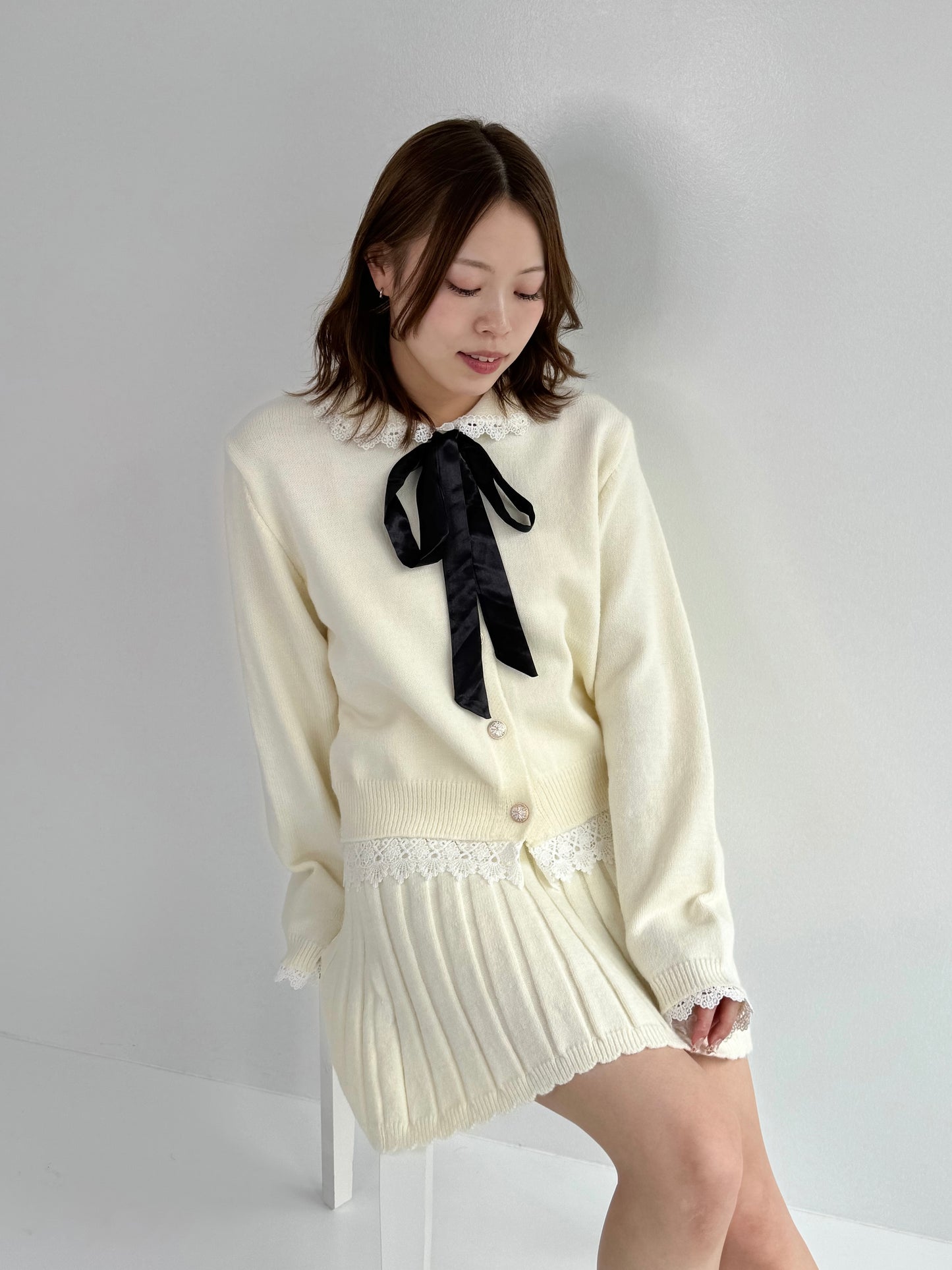 【Official限定価格】ガーリーニットセットアップ