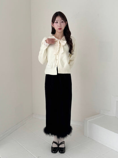 【Official限定】ファーベロアミモレスカート