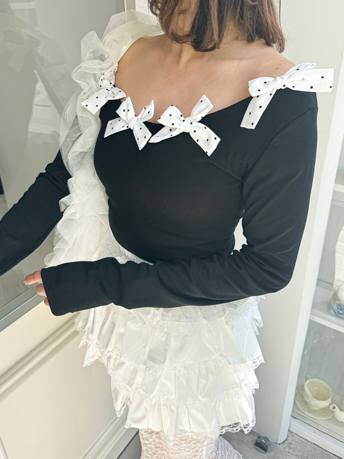 ドットリボンロンT