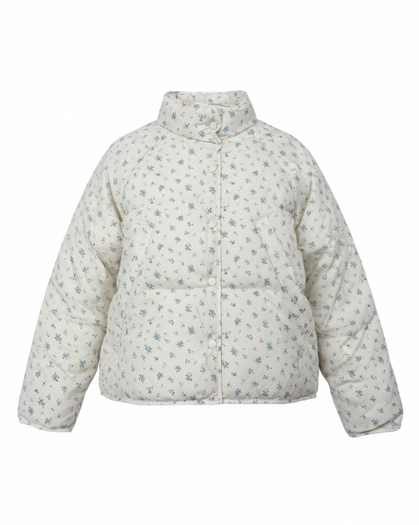 小花柄ブルゾン