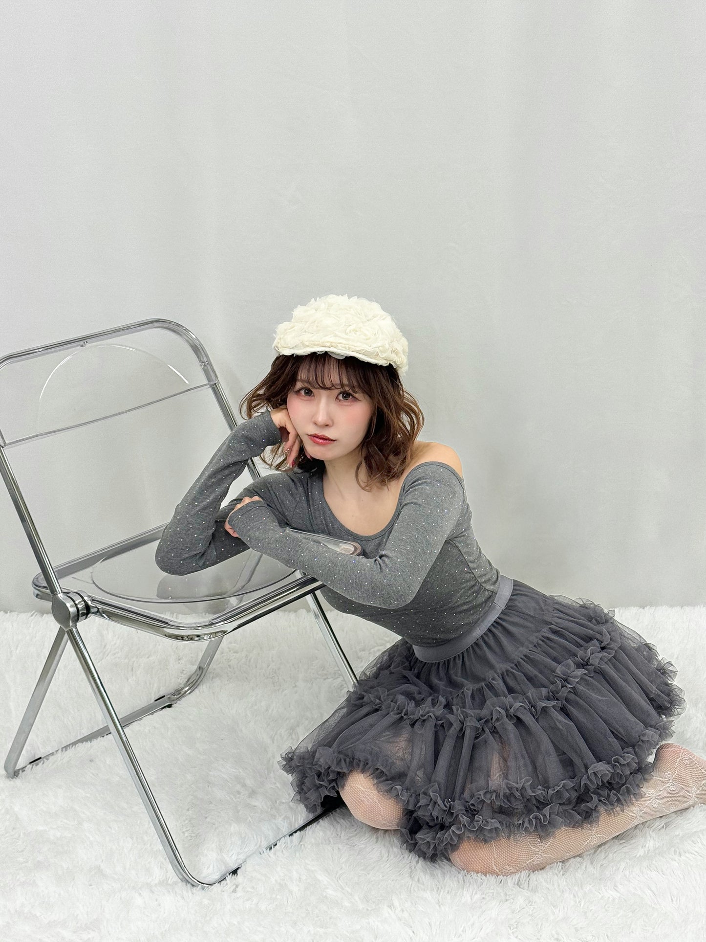 ボリュームミニチュールスカート