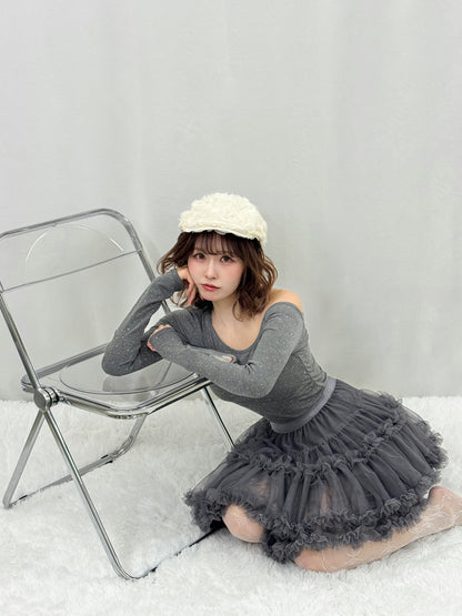 ボリュームミニチュールスカート