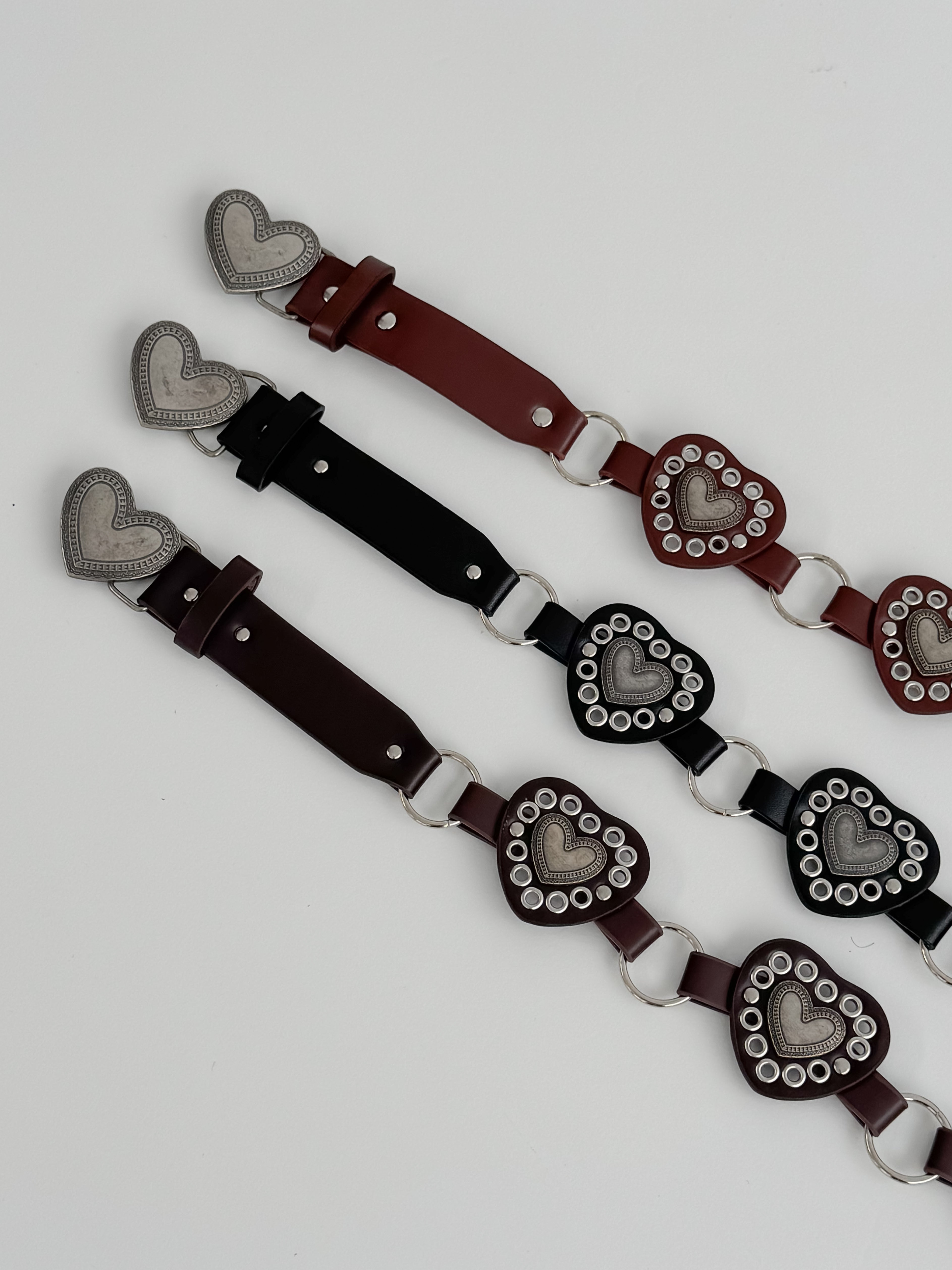 maturely コンチョ ベルト 20コンチョベルト(ONE SIZE ブラック): ファッション雑貨｜Right-on