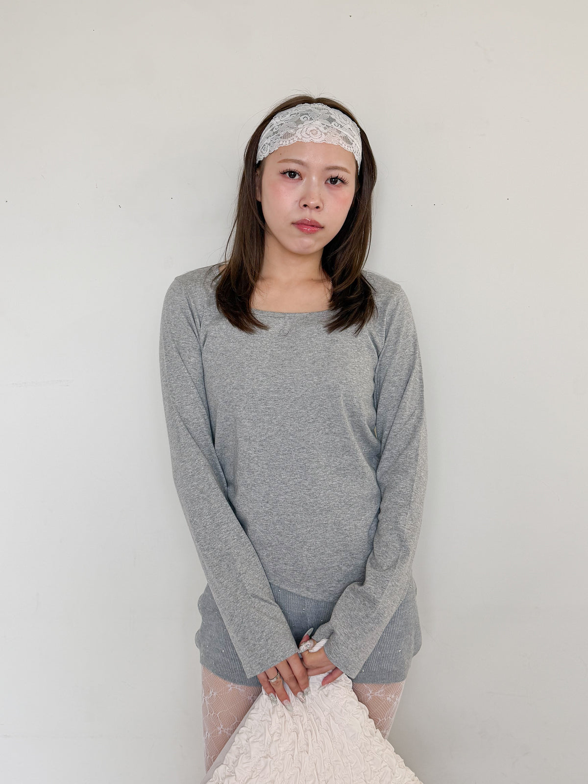 ワンポイント刺繍ロンT